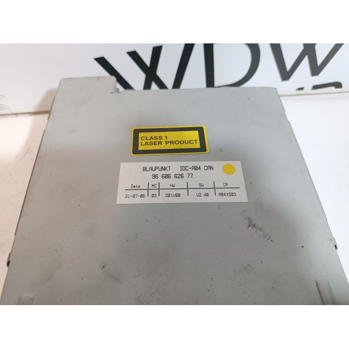 9660662677 SISTEMA DVD IMPIANTO AUDIO RADIO CD PEUGEOT 207 1.6 HDI (2006\2015)