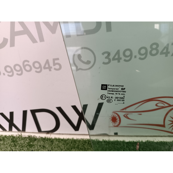 VETRO CRISTALLO SCENDENTE PORTA ANTERIORE DESTRO OPEL ZAFIRA B 1.9 CDTI (2005\2014) 