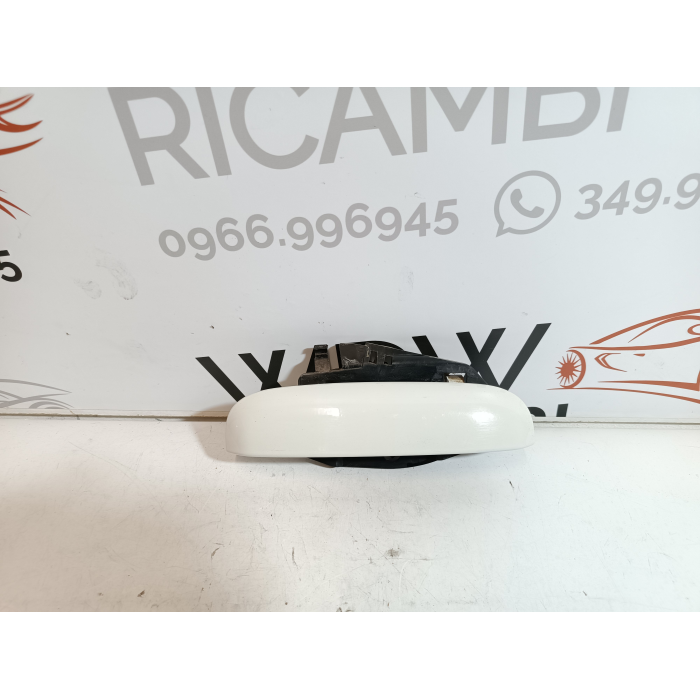 MANIGLIA ESTERNA PORTA PORTIERA POSTERIORE DESTRA BIANCA FIAT PANDA 312-319 DAL 2012 
