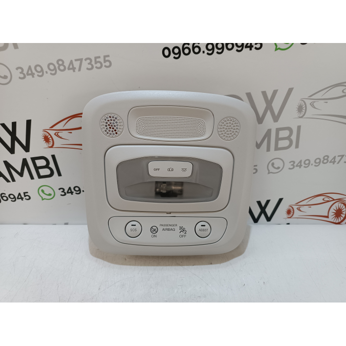 735715762 PLAFONIERA COMPLETA ANTERIORE FIAT NUOVA 500 E 500E ELETTRICA 2020 IN POI 