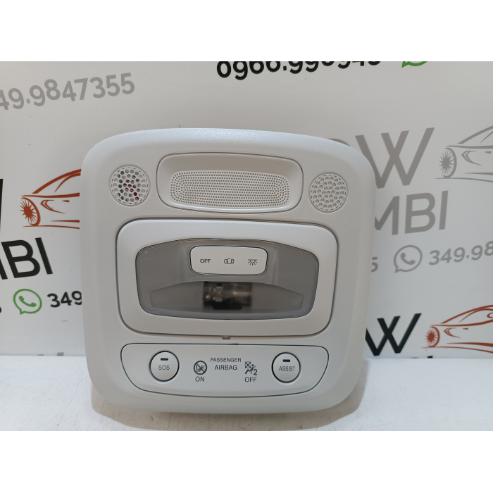 735715762 PLAFONIERA COMPLETA ANTERIORE FIAT NUOVA 500 E 500E ELETTRICA 2020 IN POI 