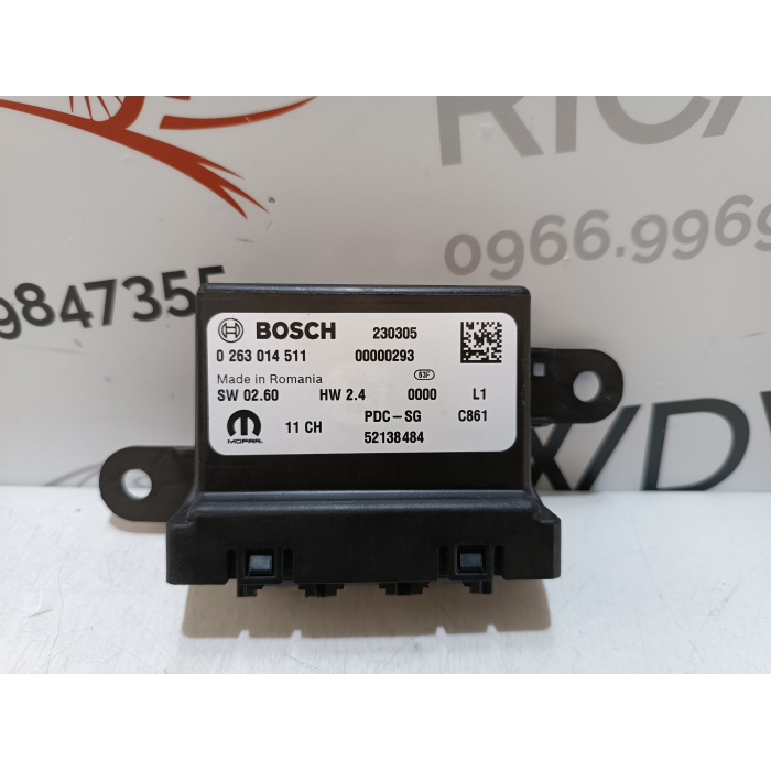 52138484 CENTRALINA SENSORI DI PARCHEGGIO USATO FIAT 500 E 500E ELETTRICA 2020 IN POI 