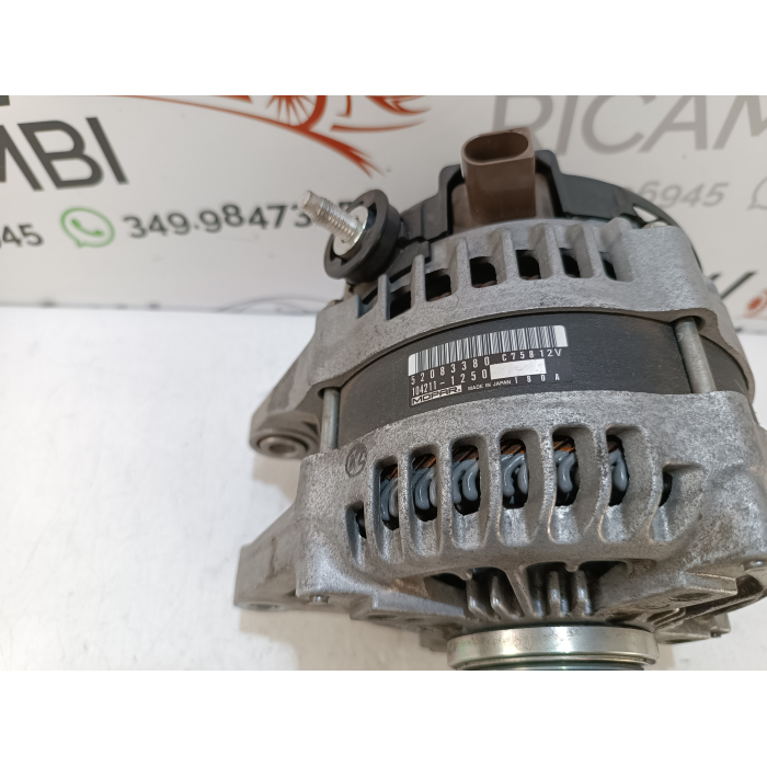 52083380 ALTERNATORE 12V 180A FIAT 500X 1.3 BENZINA (DAL 2014 IN POI >) 104211-1250