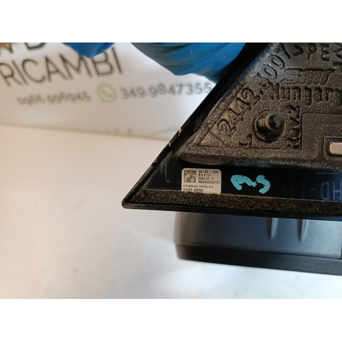 24426005 SPECCHIO SPECCHIETTO ELETTRICO 6 PIN SINISTRO FIAT 500 E 500E ELETTRICA 2020 IN POI 