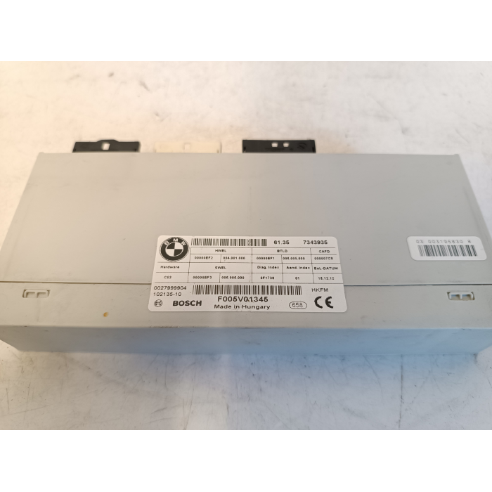 F005V01345 CENTRALINA MODULO CONTROLLO PORTELLONE BMW 316D F31 2012\2015 7343935