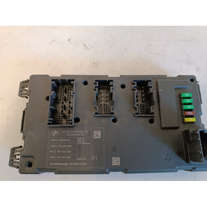 A2C30450008 CENTRALINA PORTAFUSIBILI BODY COMPUTER COMFORT BMW F31 2012-2015 9298958-01
