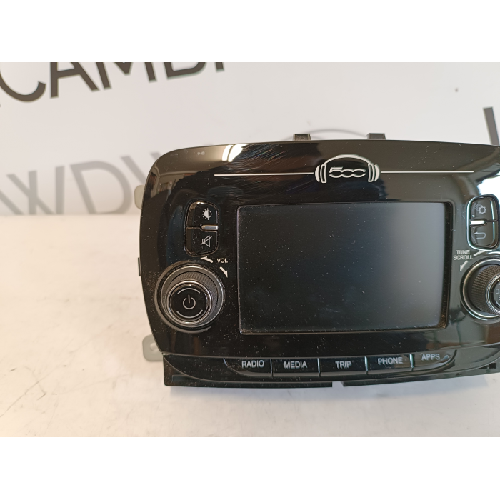 07356535980 STEREO DISPLAY SCHERMO AUTORADIO FIAT 500 - 595 ABARTH 1.4 - 1.3 - 1.2 