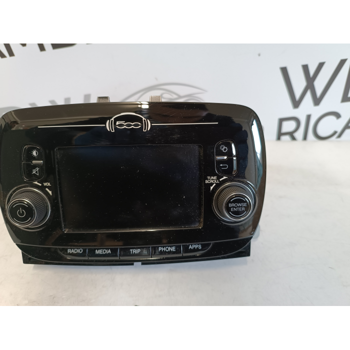 07356535980 STEREO DISPLAY SCHERMO AUTORADIO FIAT 500 - 595 ABARTH 1.4 - 1.3 - 1.2 