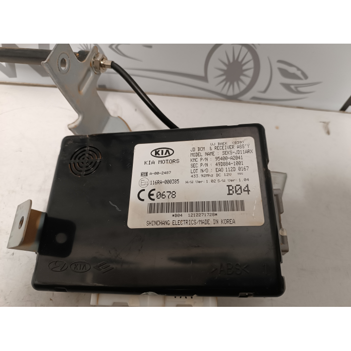 95400-A2041 CENTRALINA RICEVITORE ANTENNA BODY COMPUTER KIA CEE'D CEED (2012\2018) 49D884-1001