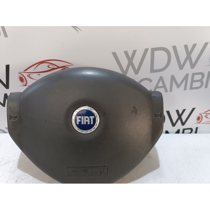 735388305 AIRBAG VOLANTE GUIDA GUIDATORE FIAT PANDA (169) 1.3 (2003\2013) LOGO BLU 