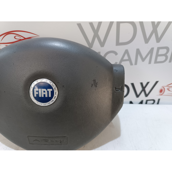 735388305 AIRBAG VOLANTE GUIDA GUIDATORE FIAT PANDA (169) 1.3 (2003\2013) LOGO BLU 