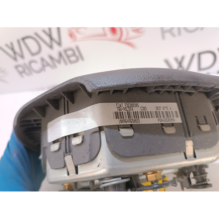 735388305 AIRBAG VOLANTE GUIDA GUIDATORE FIAT PANDA (169) 1.3 (2003\2013) LOGO BLU 
