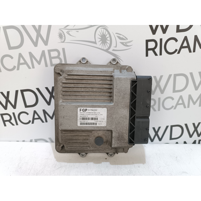 51758203 CENTRALINA ECU MOTORE FIAT PANDA (169) 1.3 (2003\2013) MJD6JF.S1