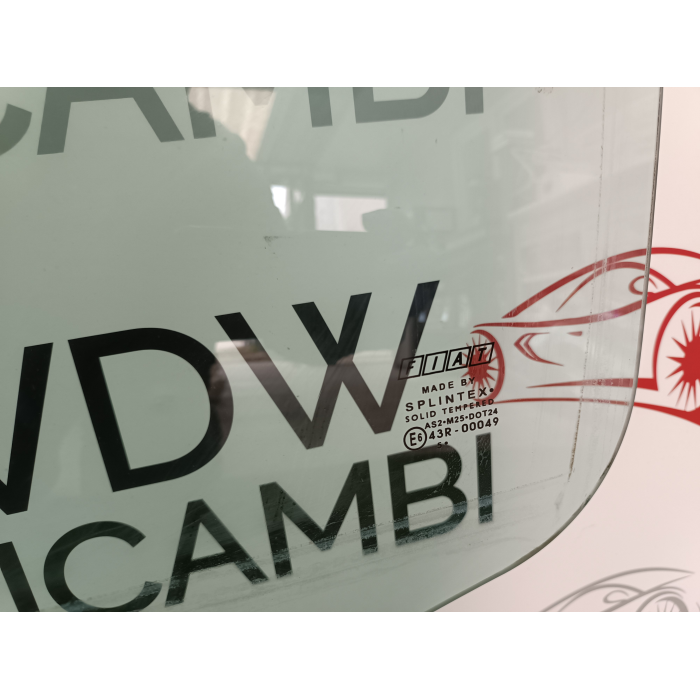 VETRO CRISTALLO SCENDENTE PORTA POSTERIORE SINISTRO FIAT CROMA 1.9 MTJ (2005\2010)