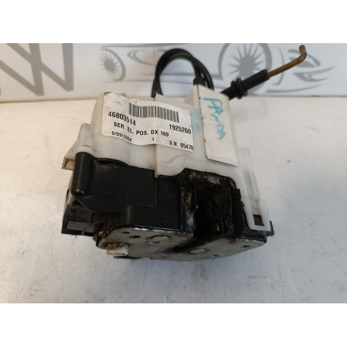 46803514 SERRATURA CHIUSURA PORTA POSTERIORE DESTRO DESTRA FIAT PANDA (169) (2003\2013)