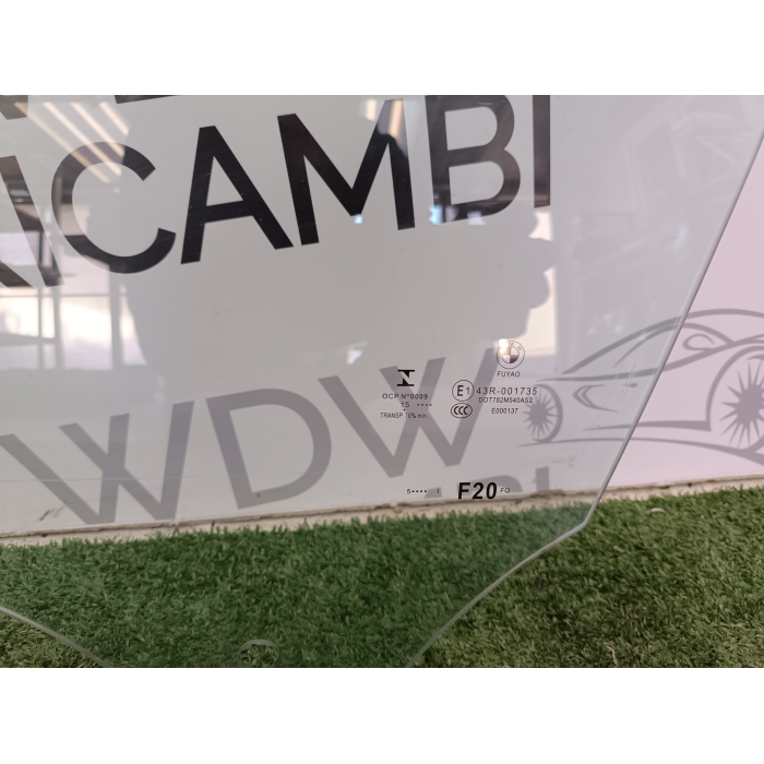 VETRO CRISTALLO SCENDENTE ANTERIORE SINISTRO BMW SERIE 1 F20 (2015\2017) RESTYLING 