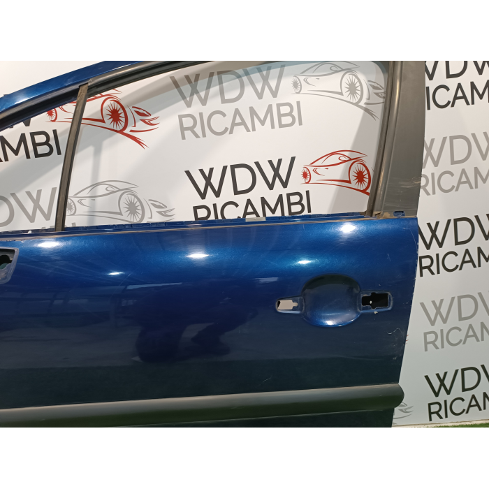 PORTA PORTIERA SPORTELLO ANTERIORE SINISTRO PEUGEOT 207 1.6 HDI (2006\2015) BLU