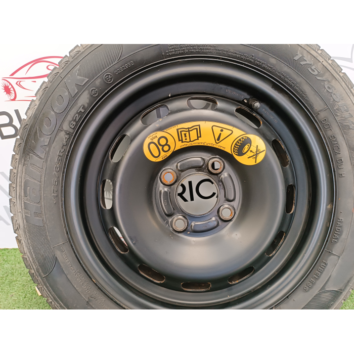 8V21BC 1 CERCHIO RUOTA DI SCORTA DA 14 4 FORI FORD FIESTA 6° 1.5 TDCI (2013\2017) 51\2JX14X37,5