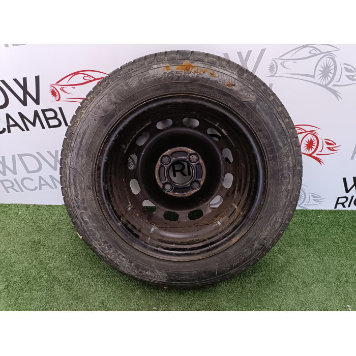 8V21BC 1 CERCHIO RUOTA DI SCORTA DA 14 4 FORI FORD FIESTA 6° 1.5 TDCI (2013\2017) 51\2JX14X37,5