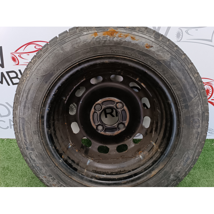 8V21BC 1 CERCHIO RUOTA DI SCORTA DA 14 4 FORI FORD FIESTA 6° 1.5 TDCI (2013\2017) 51\2JX14X37,5