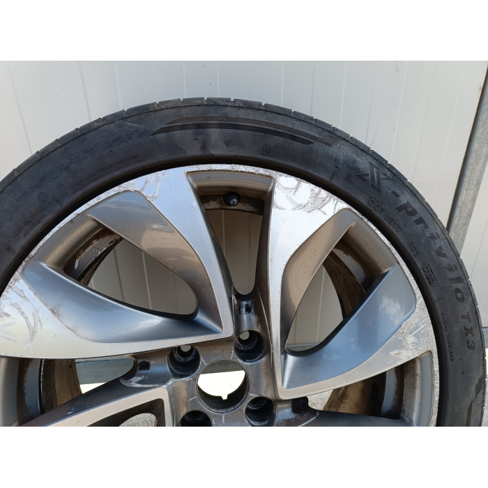 9687902677 1 CERCHIO IN LEGA DA 18 CON GOMMA CITROEN DS5 2.0 HDI (2011\2015) 4 FORI ART.30908