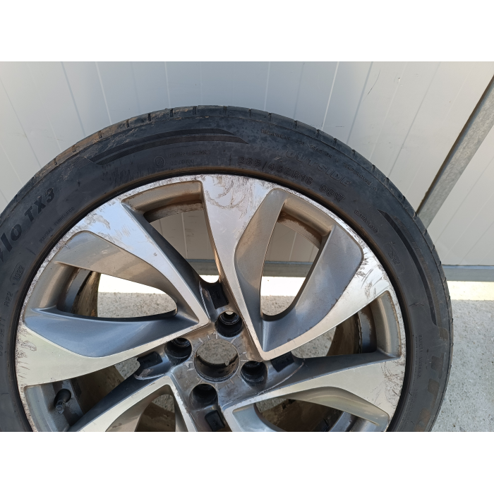 9687902677 1 CERCHIO IN LEGA DA 18 CON GOMMA CITROEN DS5 2.0 HDI (2011\2015) 4 FORI ART.30909