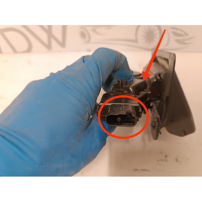 68289677AE SERRATURA CHIUSURA ELETTRICA COFANO PORTELLONE JEEP COMPASS 3PIN 
