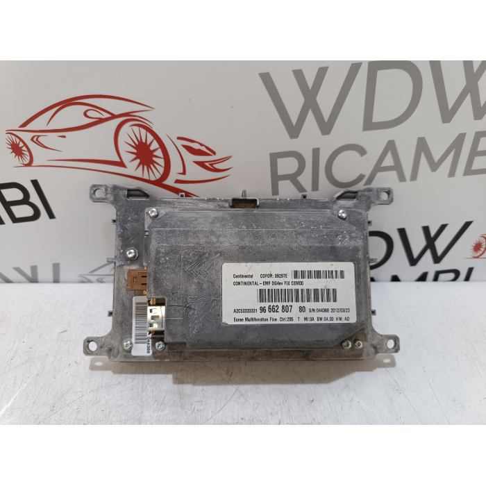 9666280780 DISPLAY MULTIFUNZIONE SISTEMA NAVIGATORE CITROEN DS5 2.0 HDI (2011\2015) A2C53333331