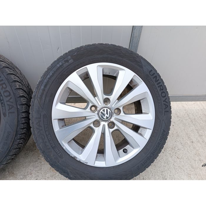 5G0601025 4 CERCHI IN LEGA DA 16 5 FORI CON GOMMA VW GOLF VII 7 1.6 TDI (2012\2017) 6.5JX16H2 ET46