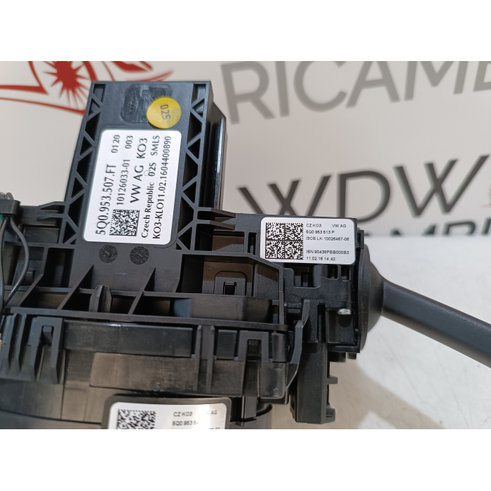 5Q0953507FT DEVIOLUCI DEVIOLUCE ANELLO SPIRALE VW GOLF VII 7 1.6 TDI (2012\2017) 5Q0953513P