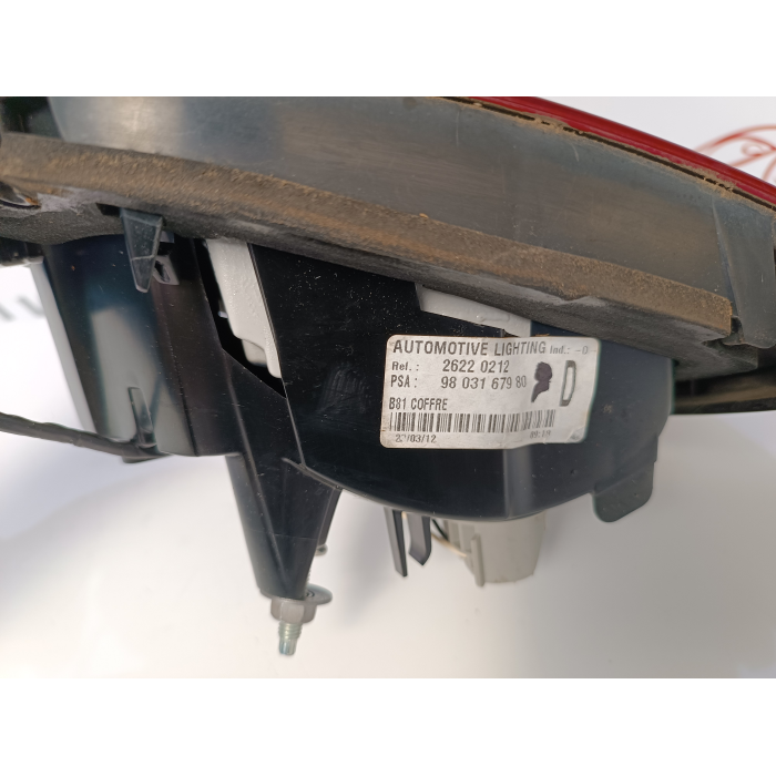 9803167980 FANALE FANALINO STOP INTERNO POSTERIORE DESTRO CITROEN DS5 2.0 HDI (2011\2015) 26220212