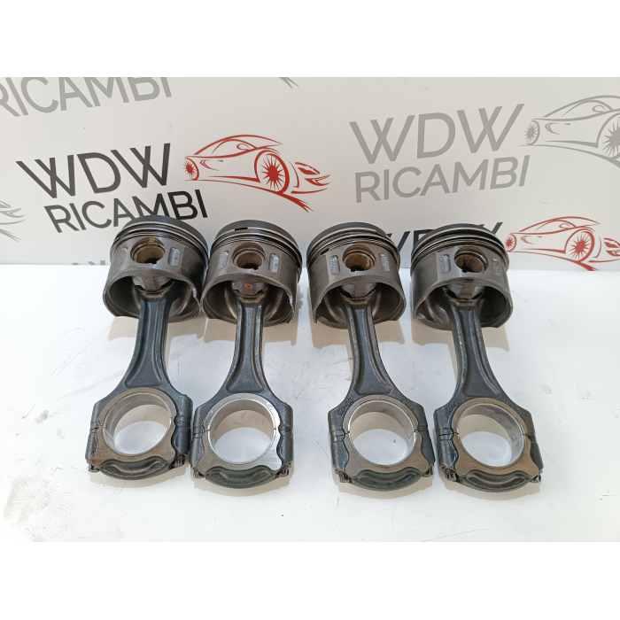 KIT 4 PISTONI PISTONE + BIELLA MERCEDES CLASSE C W204 220 CDI 170CV (2007\2011) 646811