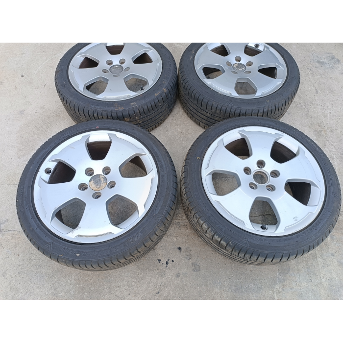 8P0601025C 4 CERCHI IN LEGA DA 17 CON GOMMA AUDI A3 8P 2.0 TDI 2003\2007 7.5JX17H2 ET56