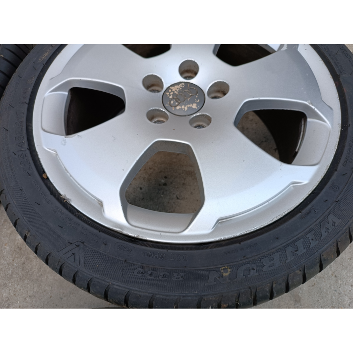 8P0601025C 4 CERCHI IN LEGA DA 17 CON GOMMA AUDI A3 8P 2.0 TDI 2003\2007 7.5JX17H2 ET56