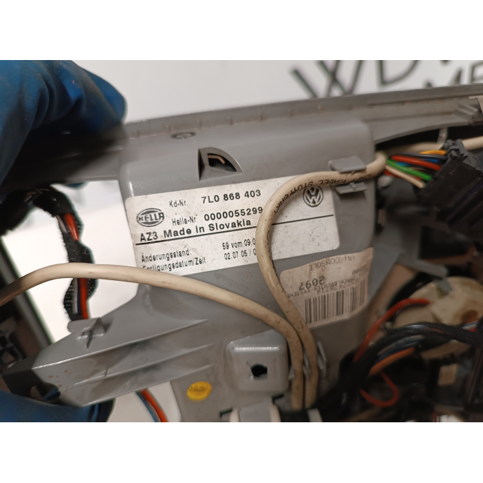 7L6868143A - 7L0868403 LUCE ABITACOLO TETTO INTERNA VW TOUAREG 3.0 TDI V6 (2002\2007)