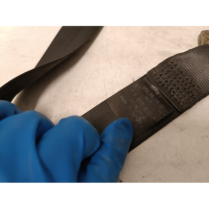7L0857806B CINTURA DI SICUREZZA POSTERIORE DESTRA DX VW TOUAREG (2002\2007)