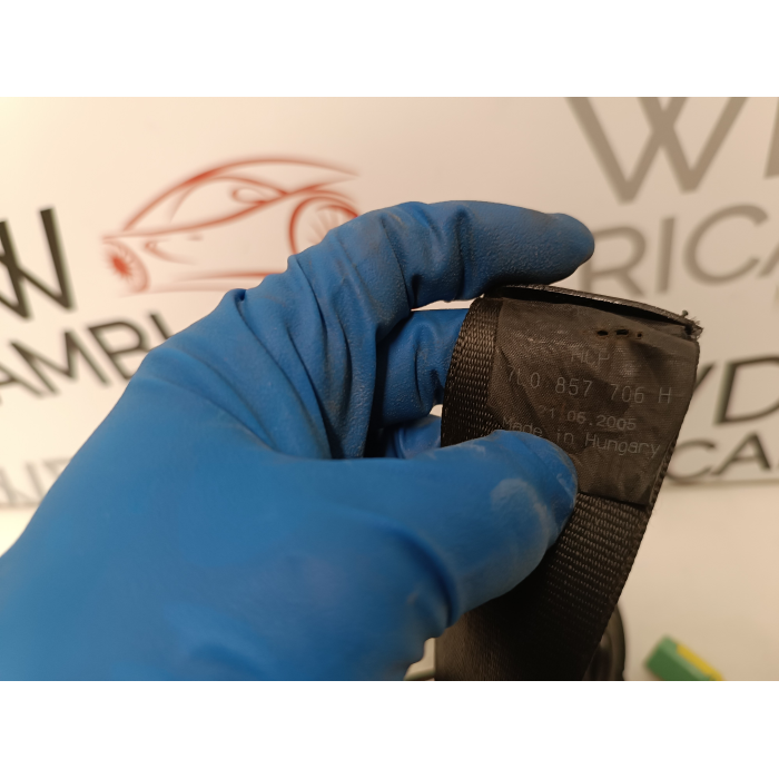 7L0857706H CINTURA DI SICUREZZA ANTERIORE DESTRA DESTRO DX VW TOUAREG (2002\2007)