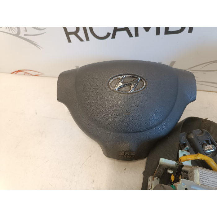 569000X000 KIT AIRBAG STERZO CINTURE COMPLETO HYUNDAI I10 1.1 (2007\2010) 84560-0XXXX
