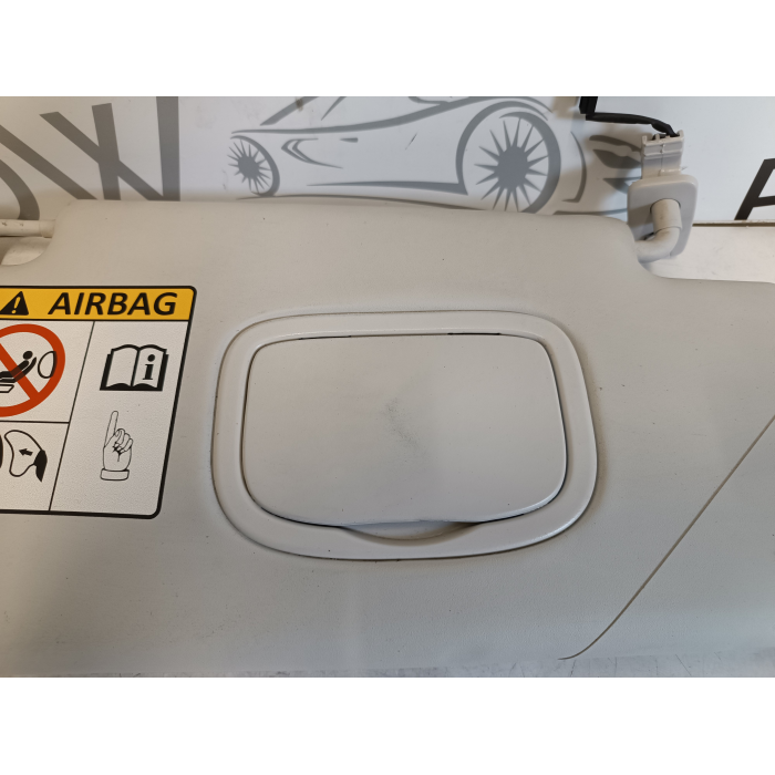 ALETTA PARASOLE ANTERIORE DESTRA LATO DESTRO JEEP RENEGADE GRIGIA 