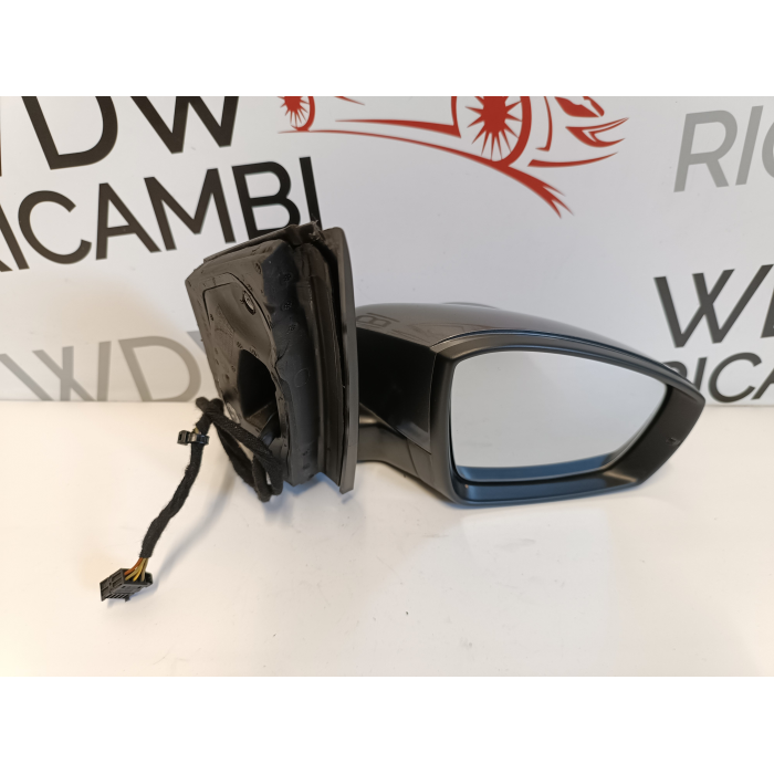 6C1857502C SPECCHIO SPECCHIETTO ELETTRICO 6 PIN DESTRO DX VW POLO 6R 2009-2017 5° SERIE 