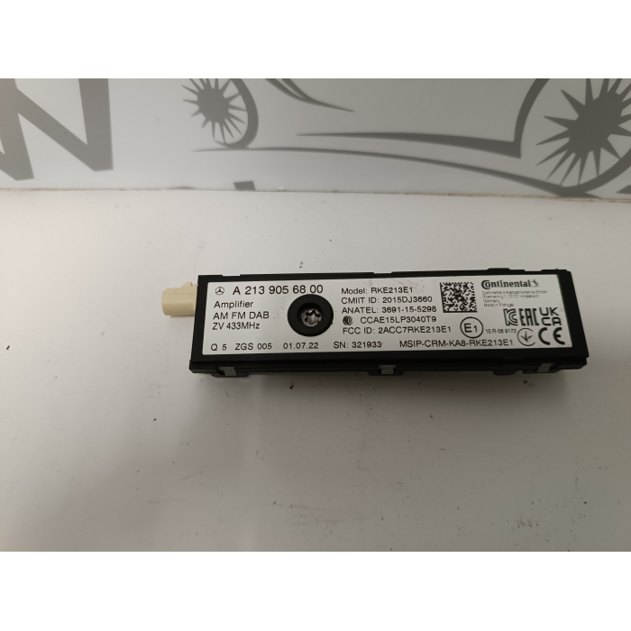 A2139056800 CENTRALINA PORTELLONE ANTENNA AMPLIFICATORE MERCEDES GLA H247 2020-2025