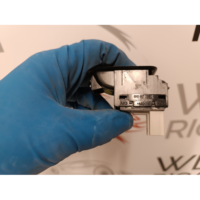 6R0867255H - 6C0959855 PULSANTIERA ALZAVETRI POSTERIORE DESTRO VW POLO 6R 6C 2009-2017 