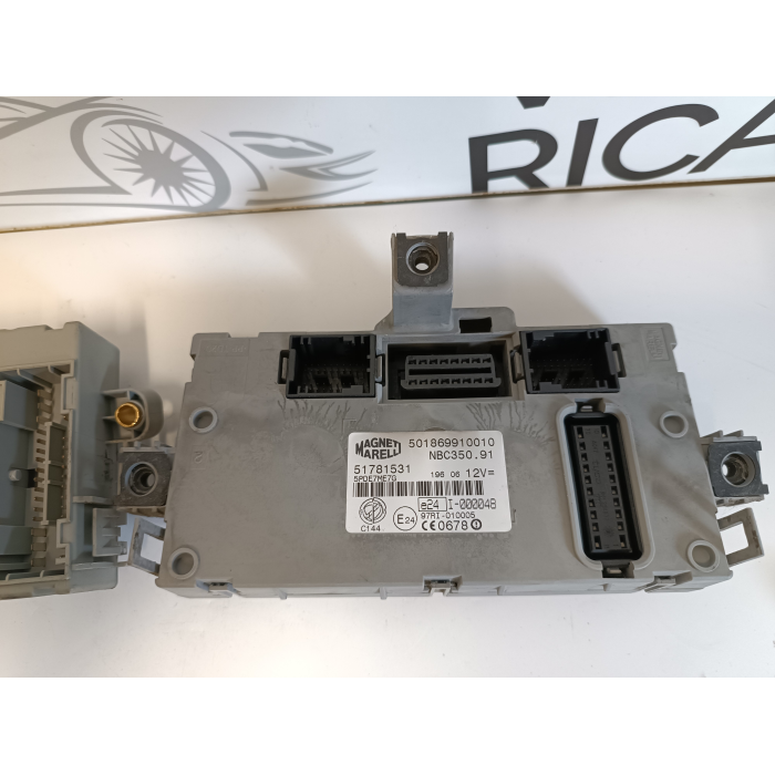 51781531 - 51732919 - 501869910010 CENTRALINA BODY COMPUTER LANCIA MUSA 1.3 MJT 90CV 