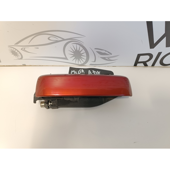 MANIGLIA ESTERNA PORTA ANTERIORE ANT DESTRA DX ROSSA LANCIA MUSA - FIAT IDEA (2007\2012) 