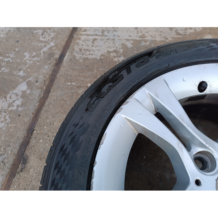 ART.32980 1 CERCHIO IN LEGA CON GOMMA DA 16 5 FORI BMW SERIE 3 E90 (2005\2008) 7JX16 EH2 6780907 