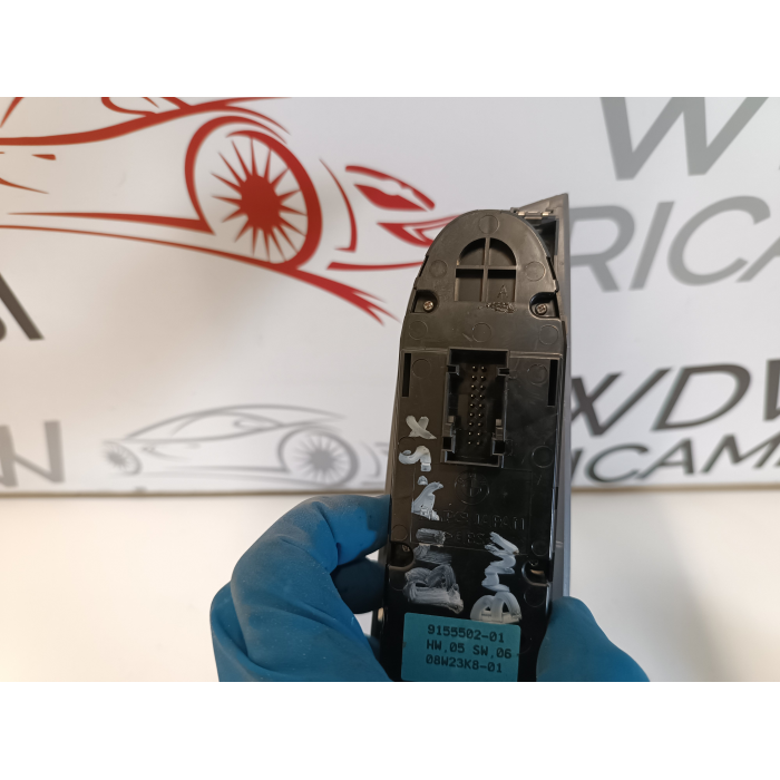 9155502-01 PULSANTE COMANDO ALZAVETRI ANTERIORE SINISTRO BMW SERIE 3 320D 320 2005\2008