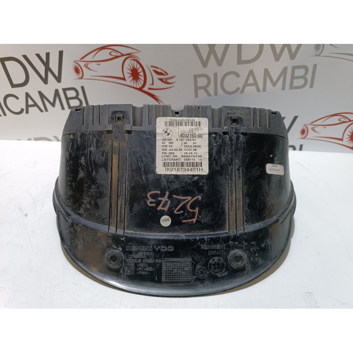 9187344-01 QUADRO STRUMENTI CONTA CHILOMETRI BMW SERIE 3 E90 \ E91 A2C53283617