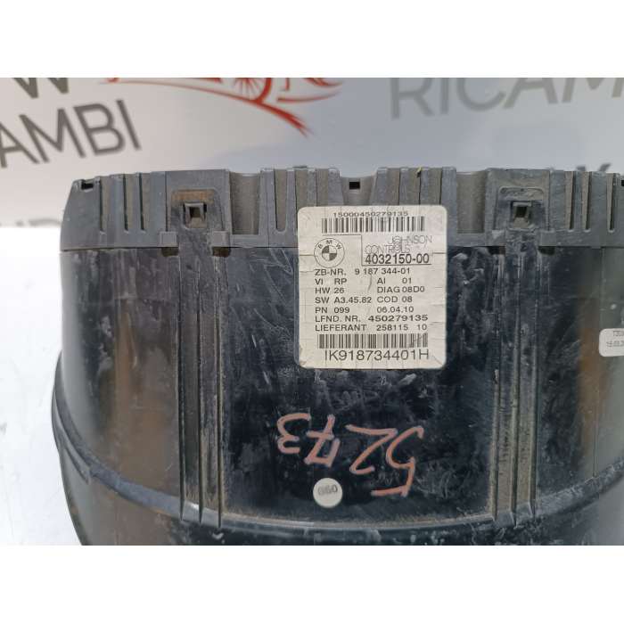 9187344-01 QUADRO STRUMENTI CONTA CHILOMETRI BMW SERIE 3 E90 \ E91 A2C53283617