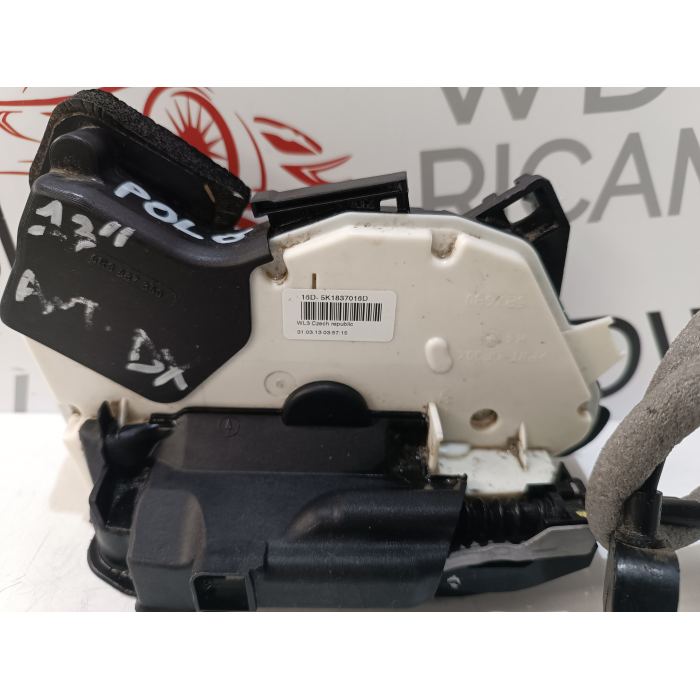 5K1837016D SERRATURA ELETTRICA PORTA ANTERIORE DESTRO VW POLO (6R) 2009\2017