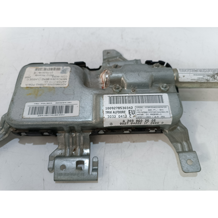 A2038602505 AIRBAG PORTA ANTERIORE SINISTRO MERCEDES CLASSE C (W203) (2000\2007)